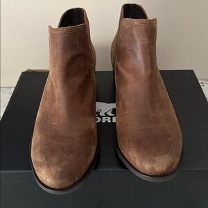 Sorel Brown Ankle Booties